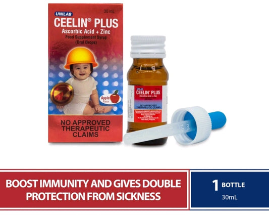 Ceelin Plus Drops with Zinc (Apple) 30ml