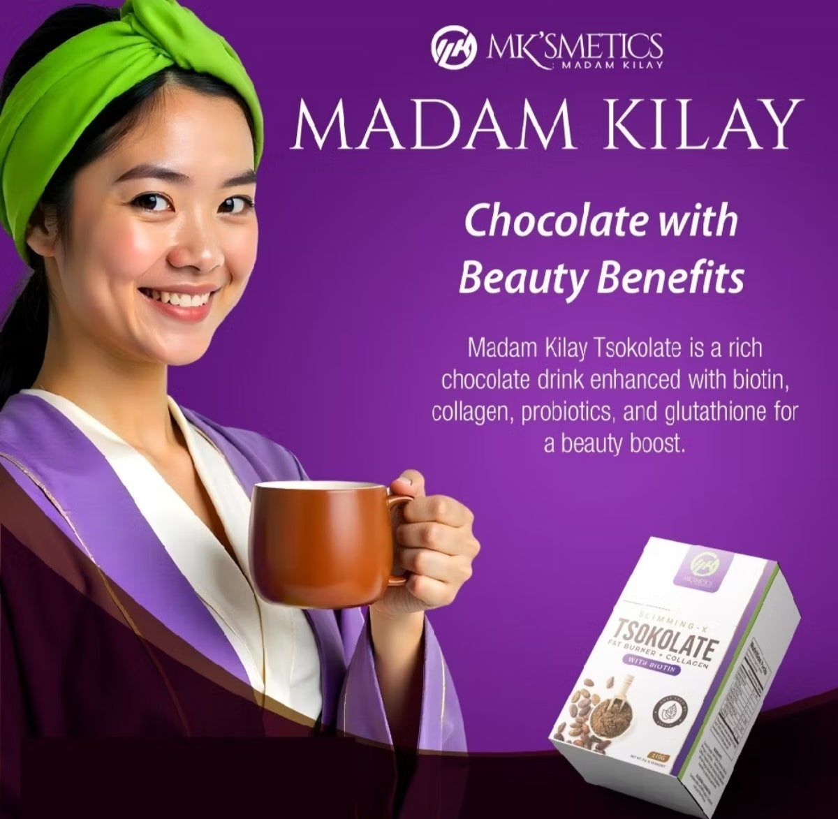 MADAM KILAY SLIMMING K- Tsokolate Fat Burner+Collagen
