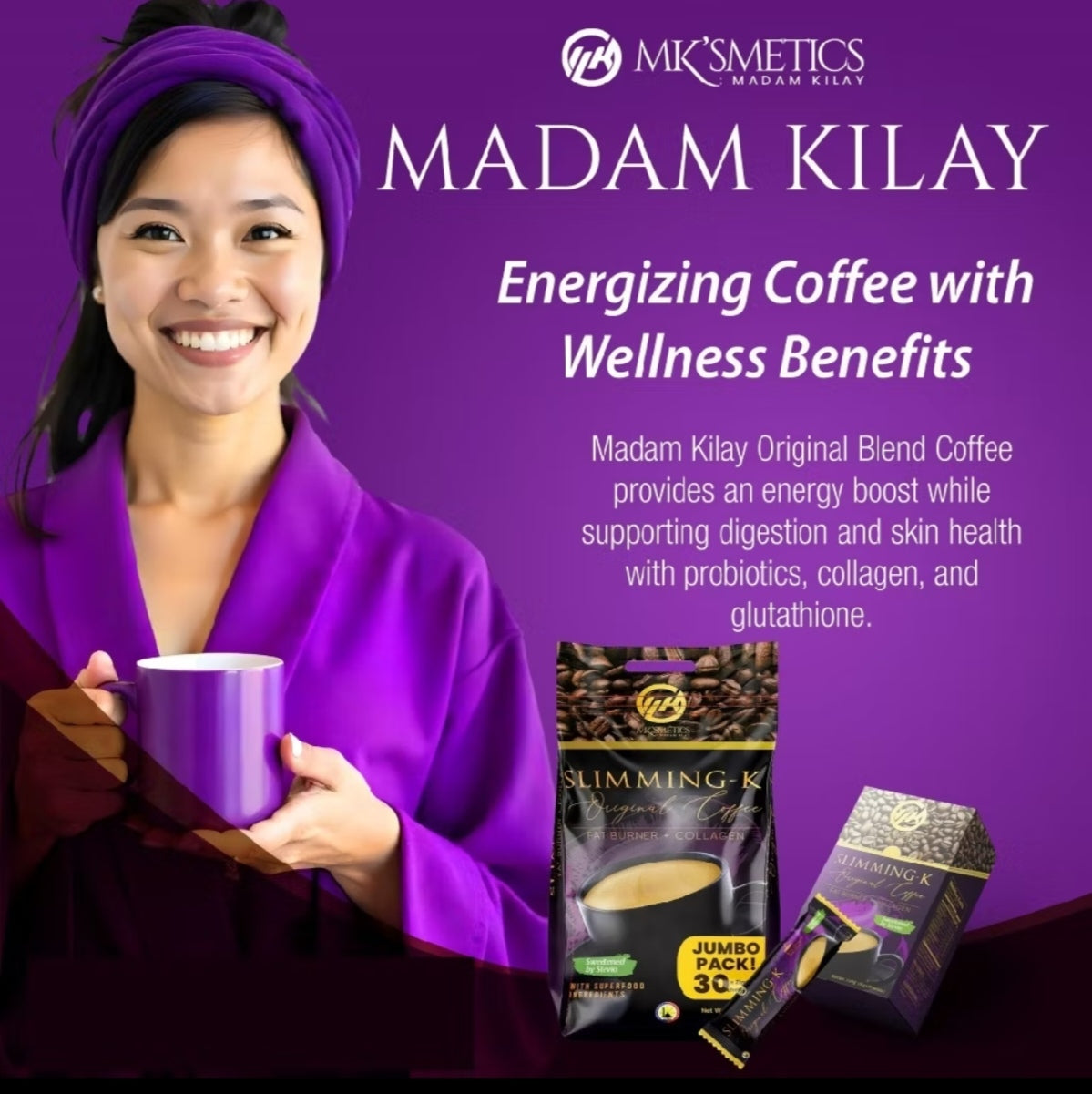 MADAM KILAY Slimmimg K- Original Coffee Garcinia Cambogia Plus Collagen