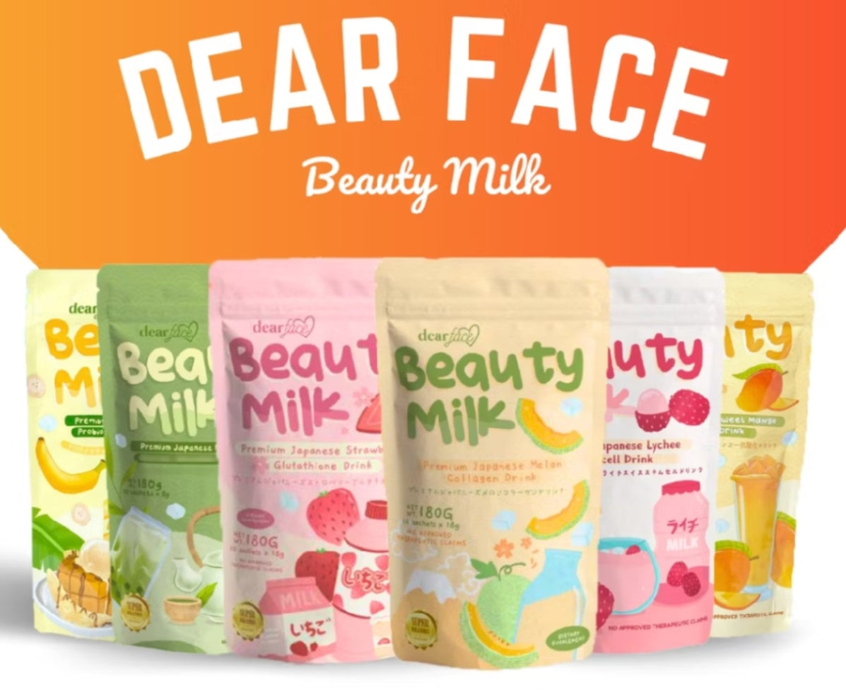 Dear Face Beauty Milk Collagen Lychee