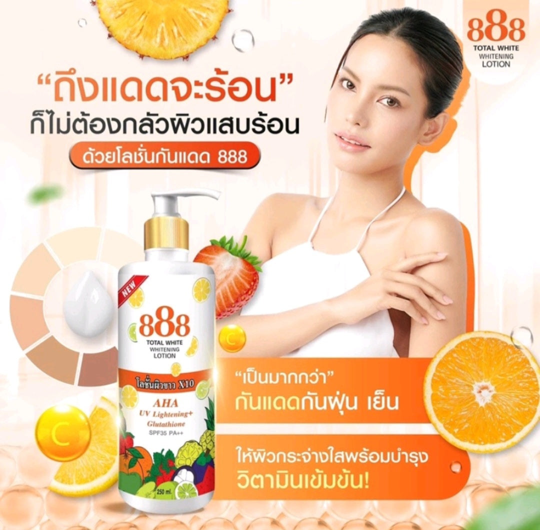 888 Total White Whitening Body Lotion