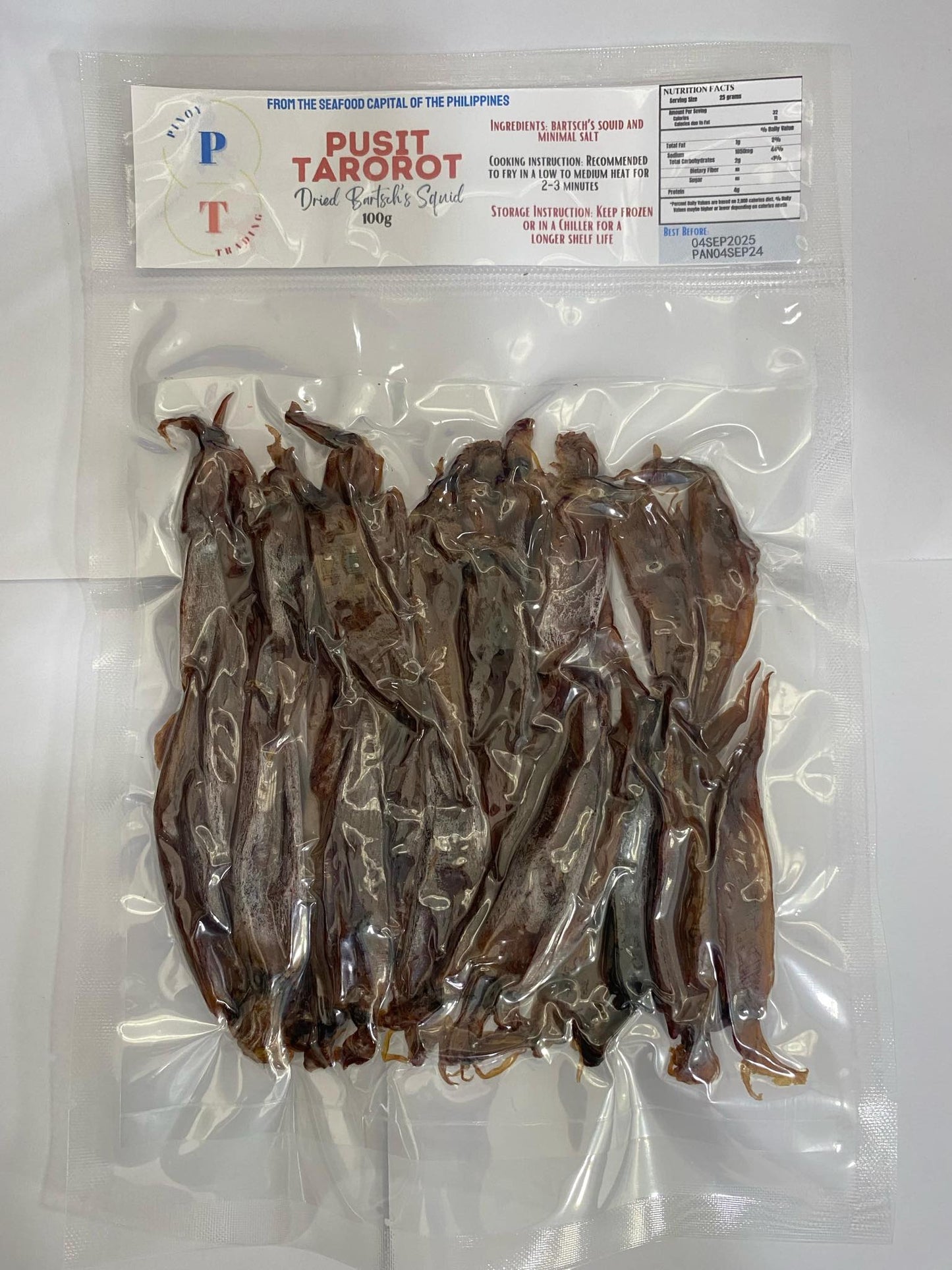 Dried Pusit Tarorot
