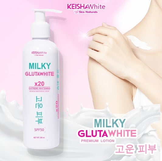Keisha Milky Glutathione Lotion
