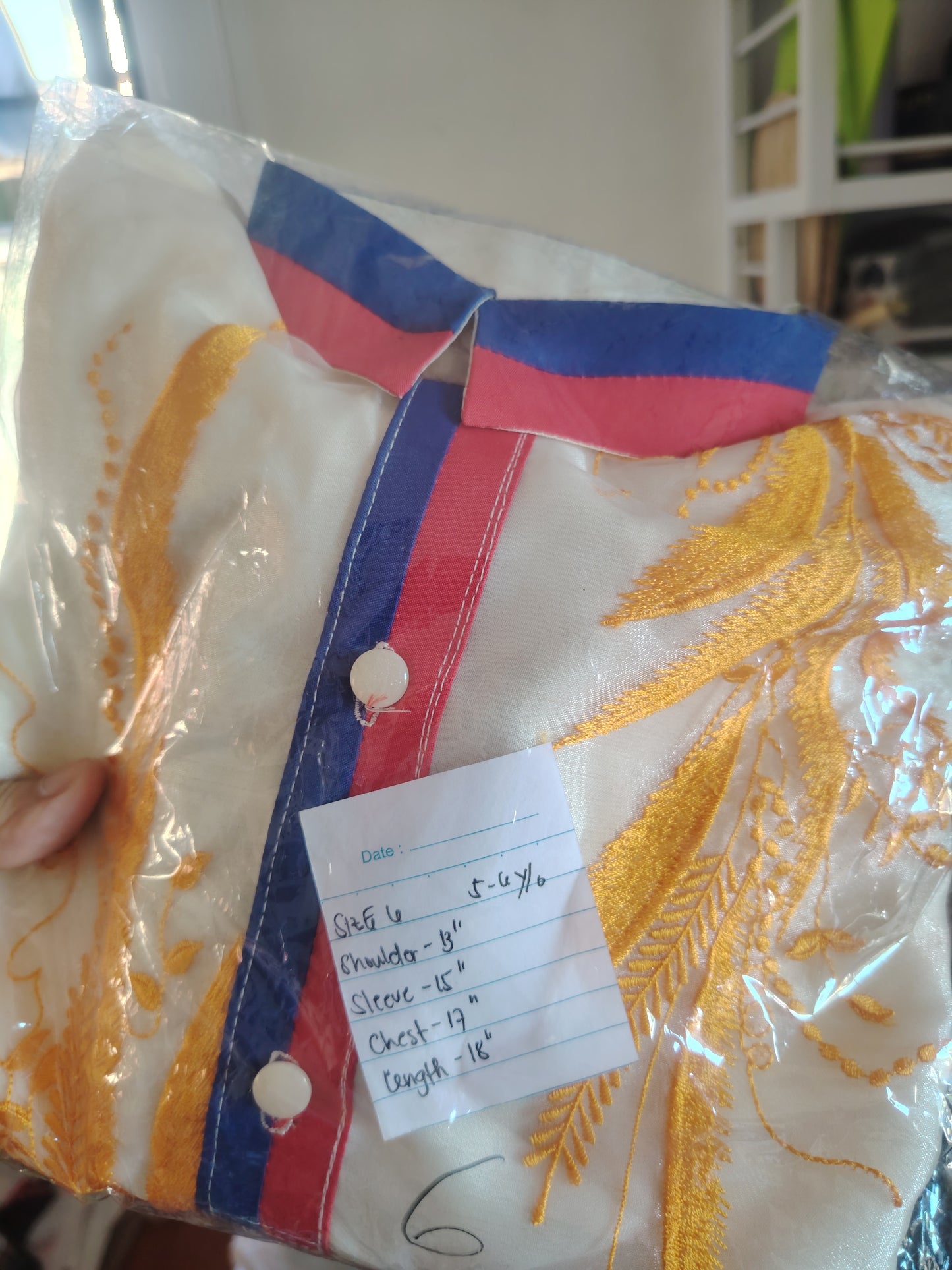 Barong With Flag Lining