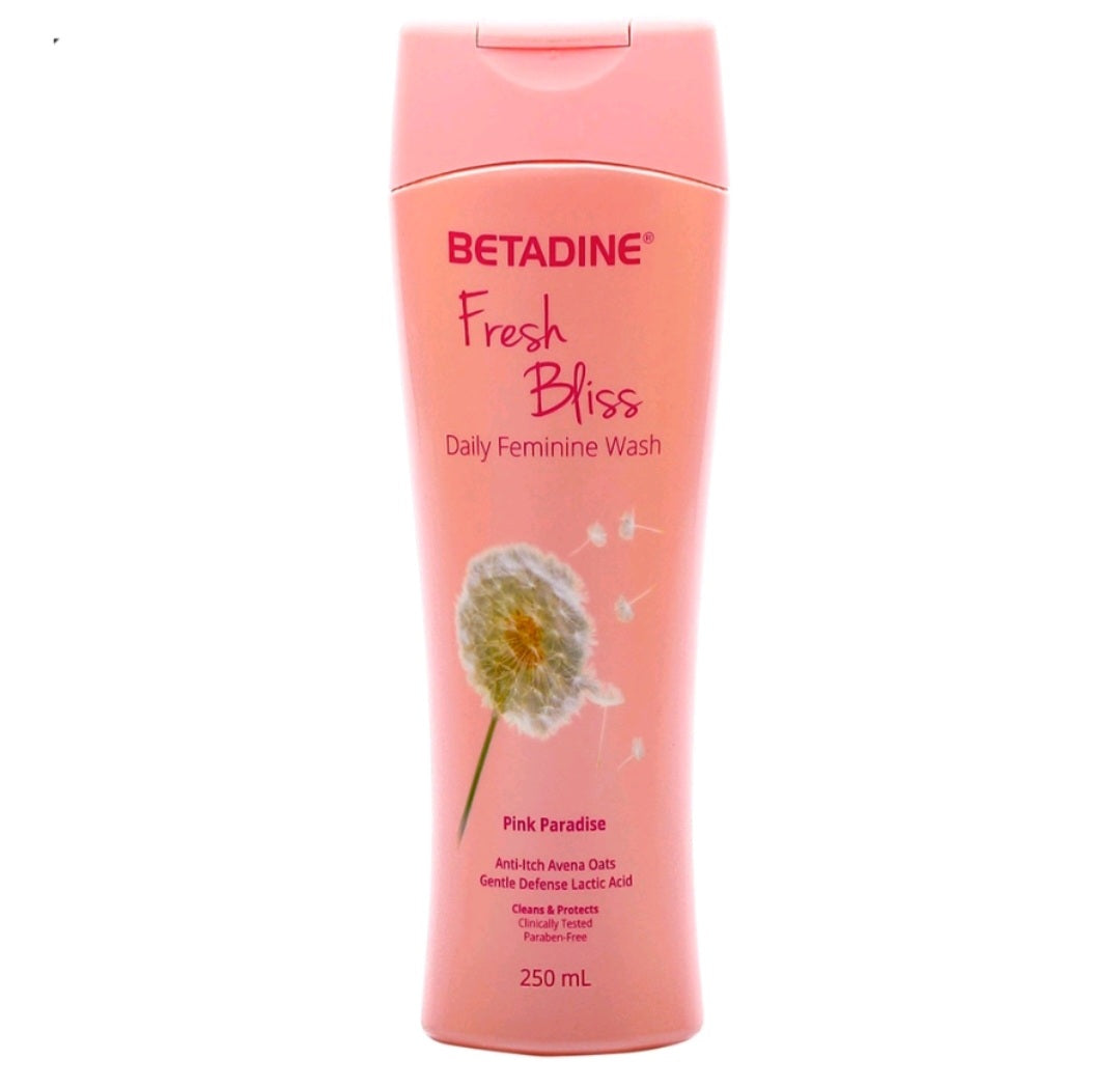 B1T1 Betadine Fresh Bliss Femenine Wash Pink Paradise 150ml