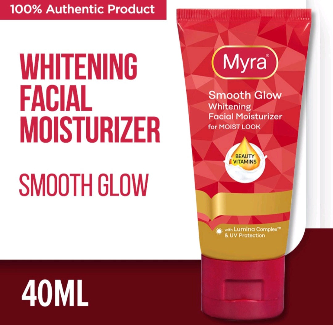 Myra Smooth Glow Whitening Facial Moisturizer 40ml