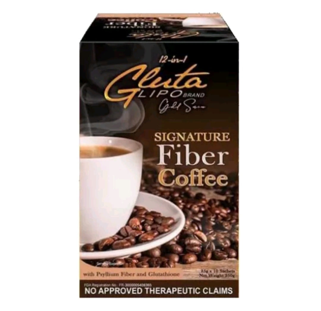 Gluta Lipo Signature Fiber Coffee