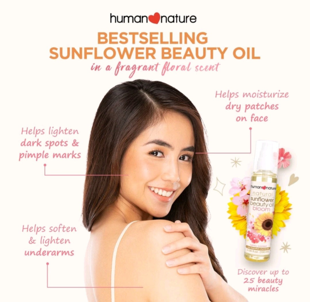 Human Nature Natural Sunflower Premium Beauty Oil Bloom 100ml