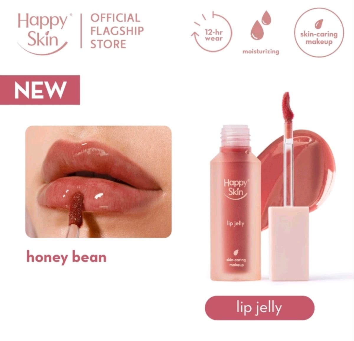 Happy Skin Lip Jelly Honey Bean