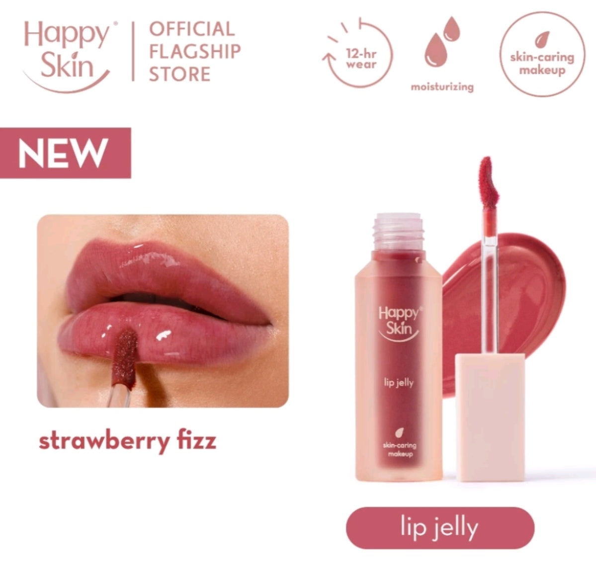 Happy Skin Lip Jelly Strawberry Fizz