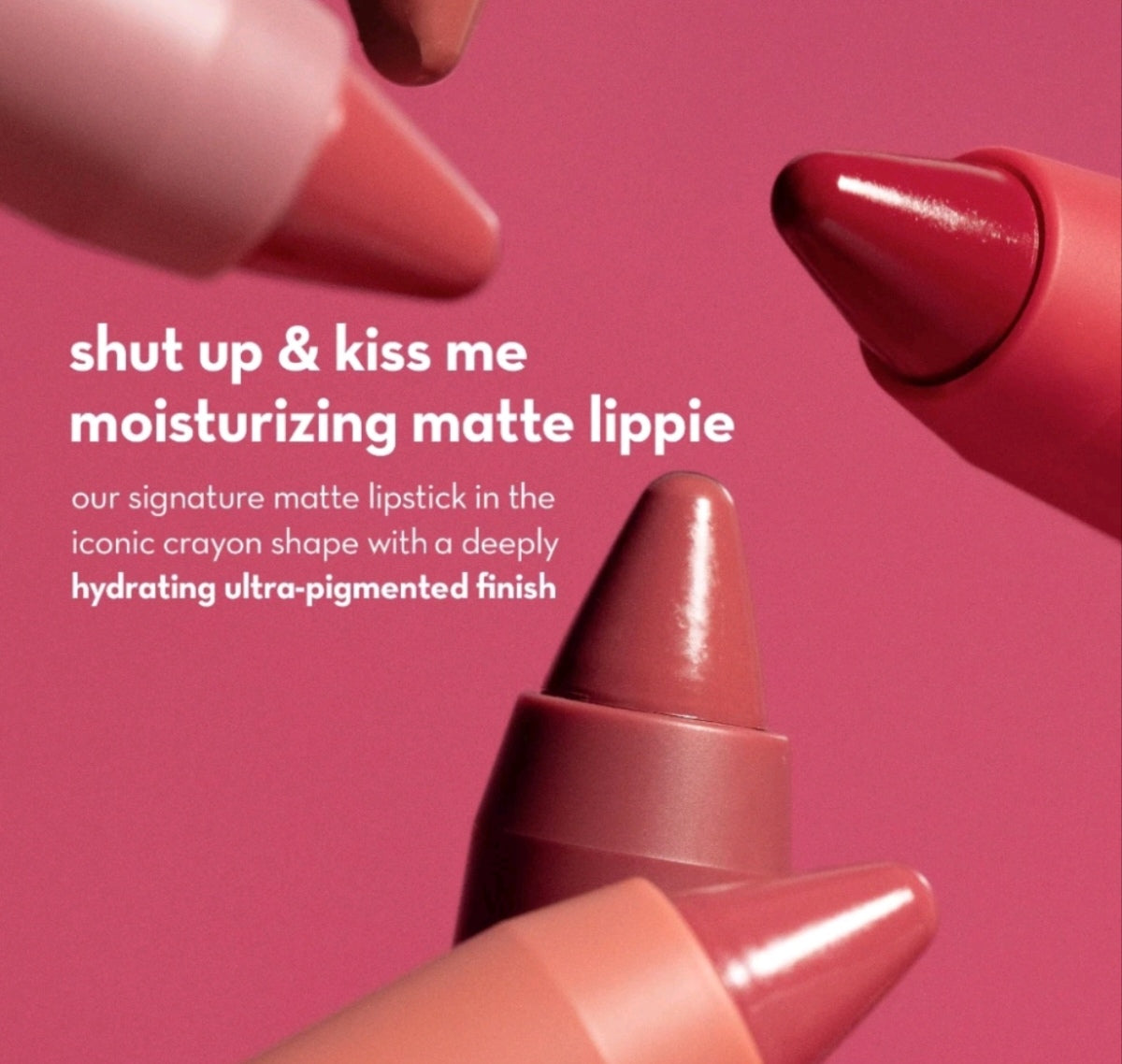 Happy Skin Shut Up And Kiss Me Matte Lippie Honeymoon Glow