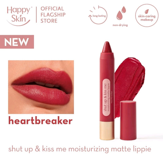 Happy Skin Shut Up And Kiss Me Matte Lippie Heartbreaker