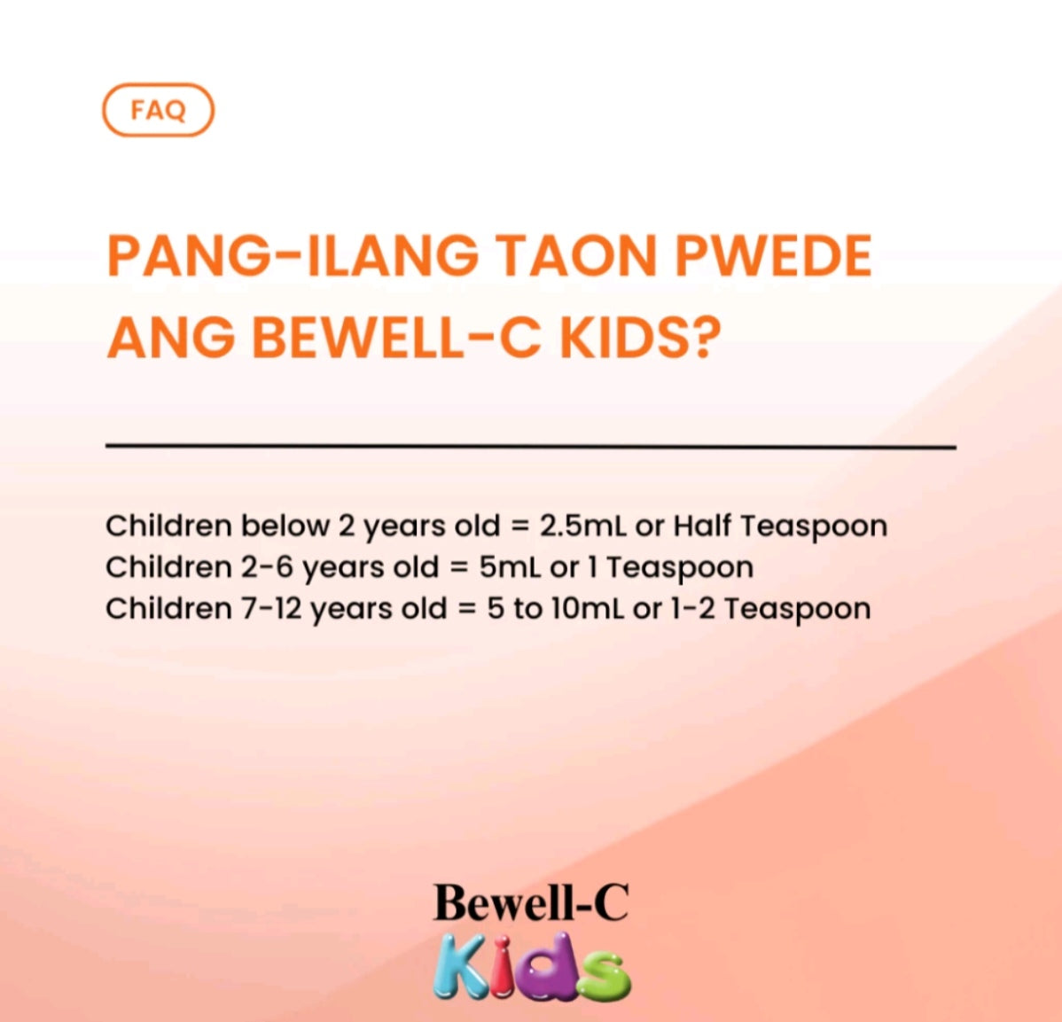 Bewell-C Kids Non-Acidic Vitamin C With Zinc 120ml