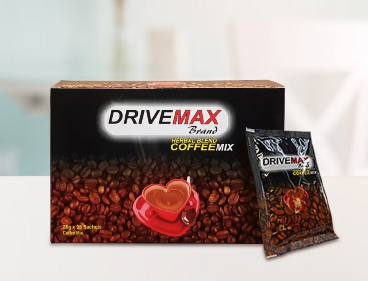 Drivemax Brand Herbal Blend Coffee Mix 5 sachet