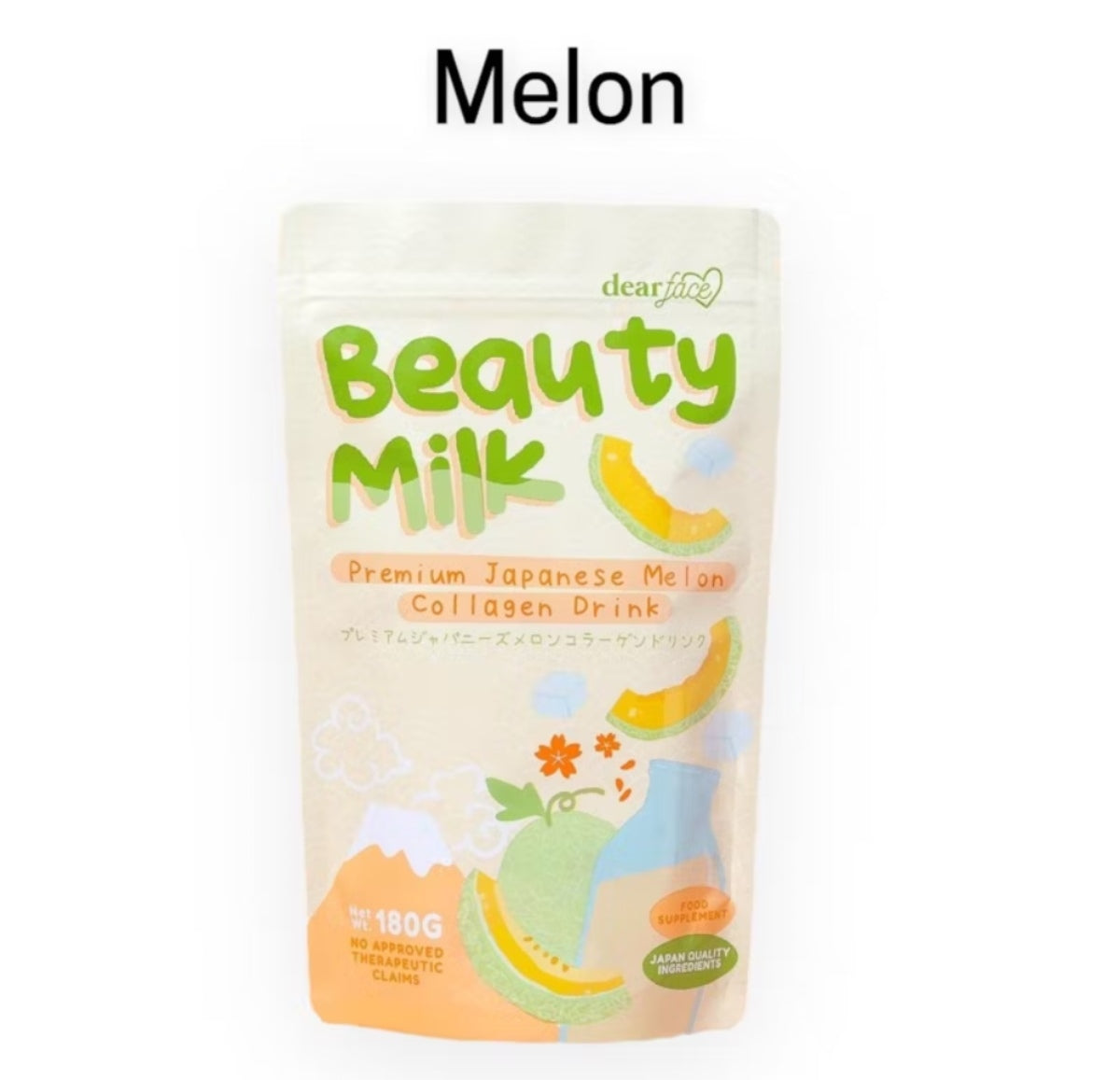 Dear Face Beauty Milk Collagen Drink Melon