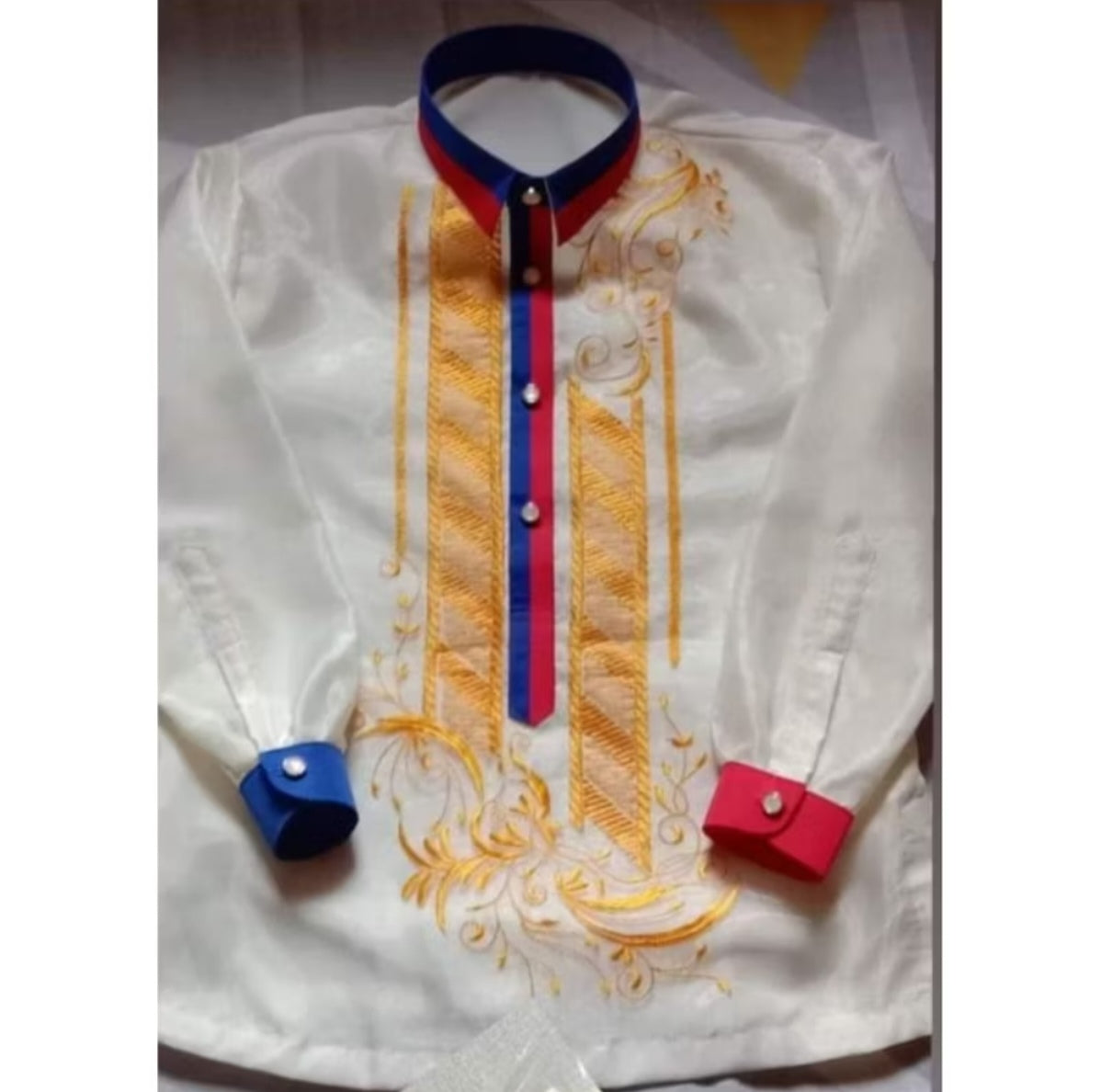 Barong With Flag Lining