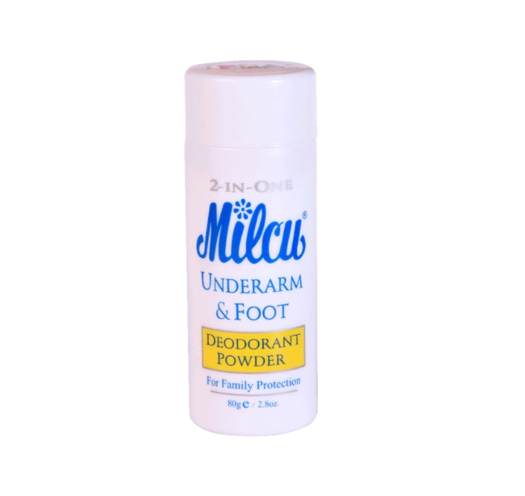 Milcu 2in1 Foot And Underarm Deo 80g