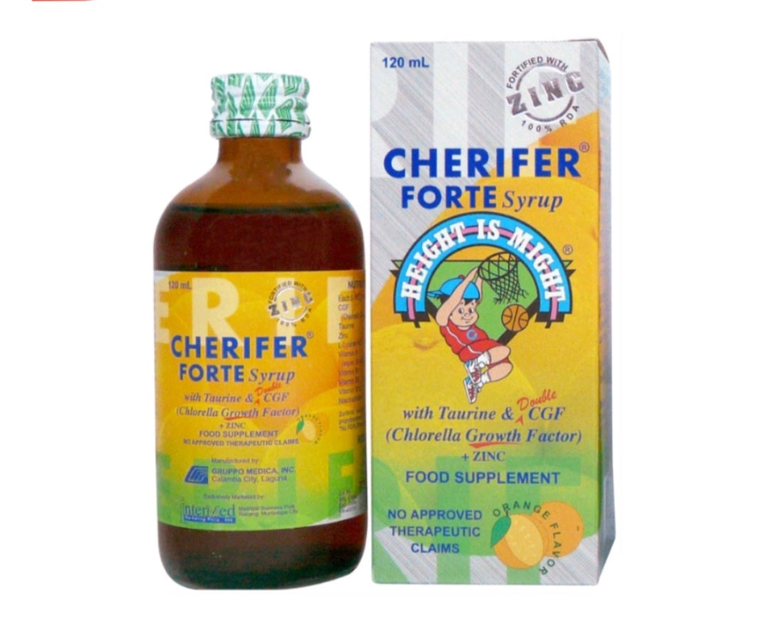 Cherifer Forte Syrup With Taurine & Double CGF with Zinc