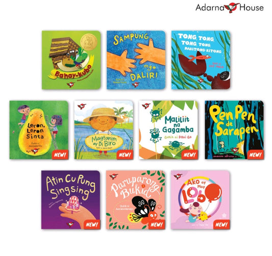 Adarna House Board Book Bundle of Songs - for Preschool