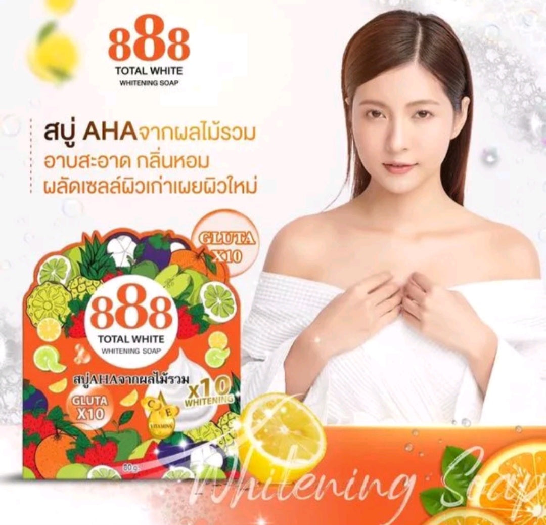 888 Total White Whitening Soap