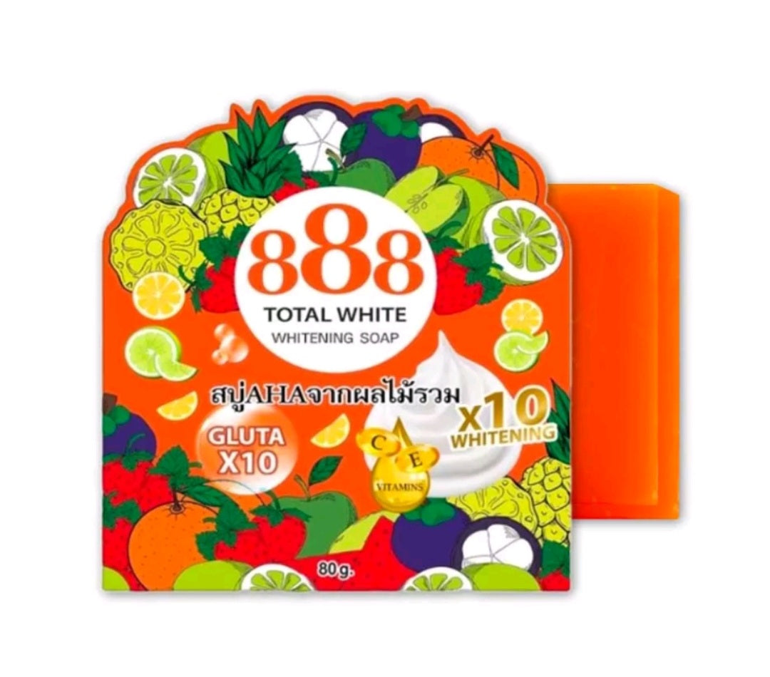 888 Total White Whitening Soap