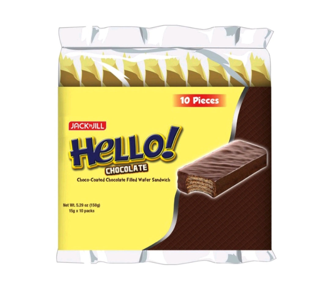 Jack 'n Jill Hello Wafer Chocolate