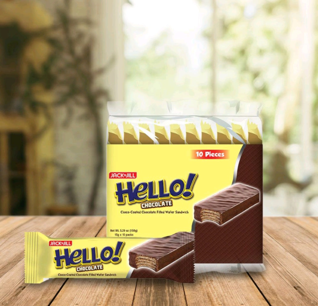 Jack 'n Jill Hello Wafer Chocolate