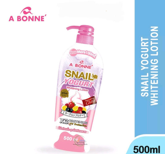 A Bonné Snail Yogurt Whitening Lotion 500ml