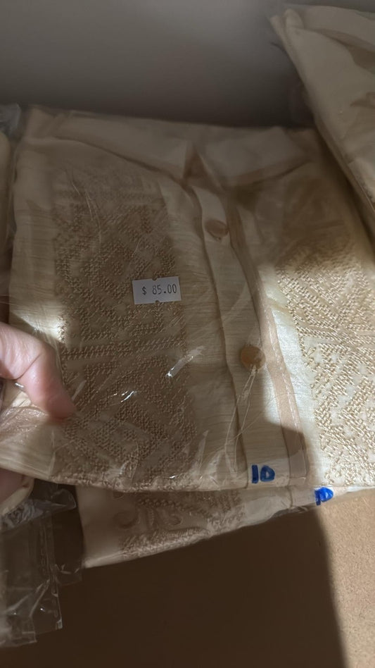 Barong Tagalog for Kids (size 10)