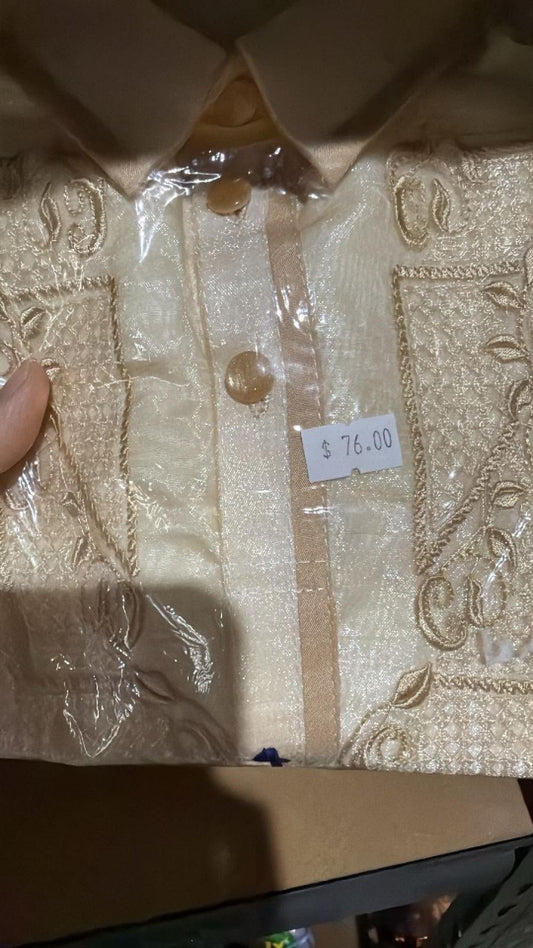 Barong Tagalog for Kids (size 4)