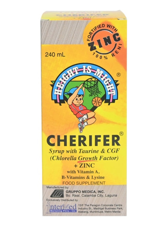 Cherifer Syrup with Taurine & CGF + Zinc 240ml