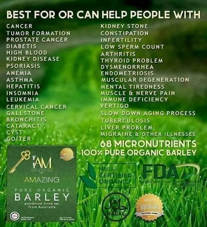 IAM Amazing Pure Organic Barley