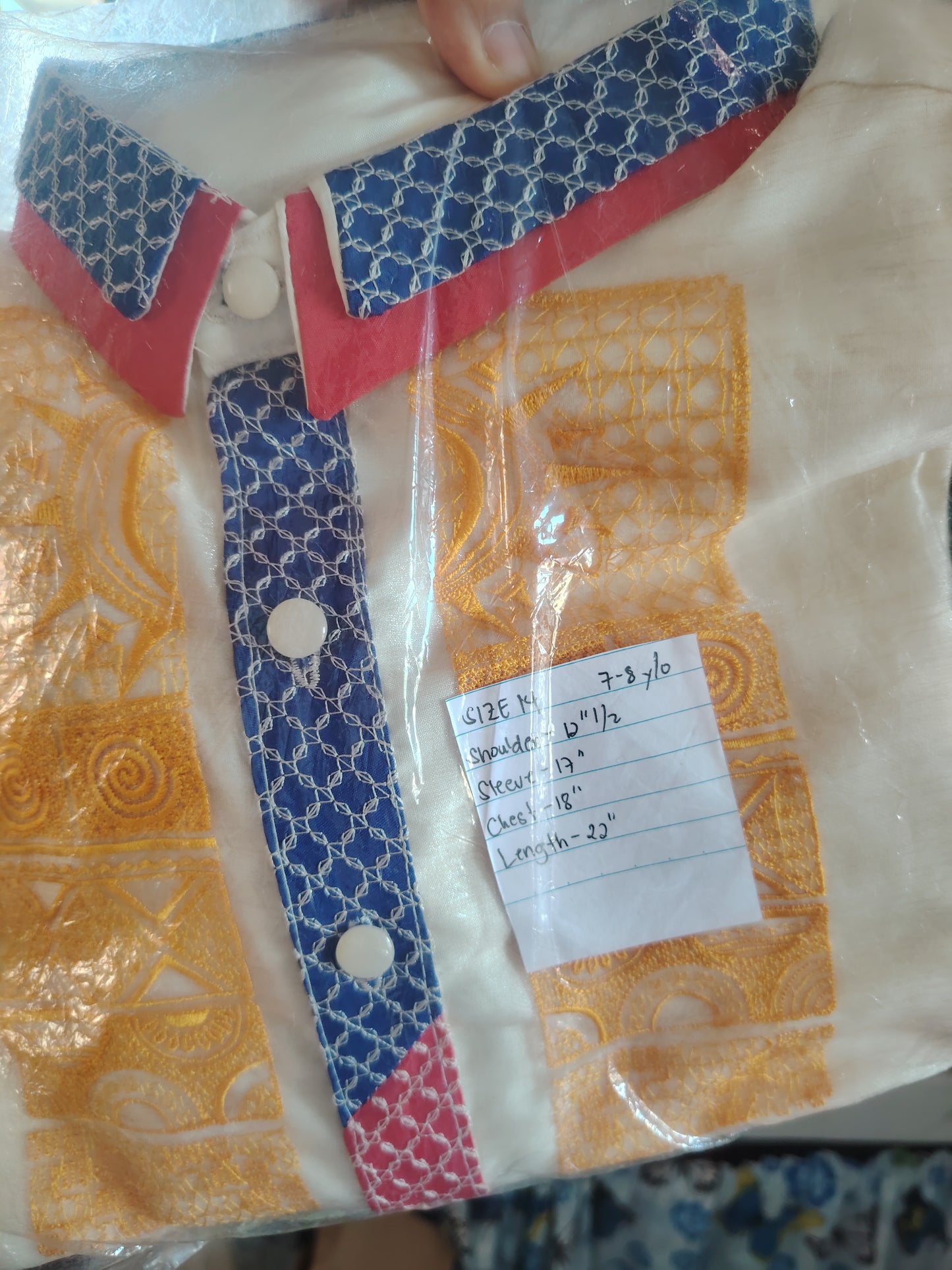 Barong With Flag Lining