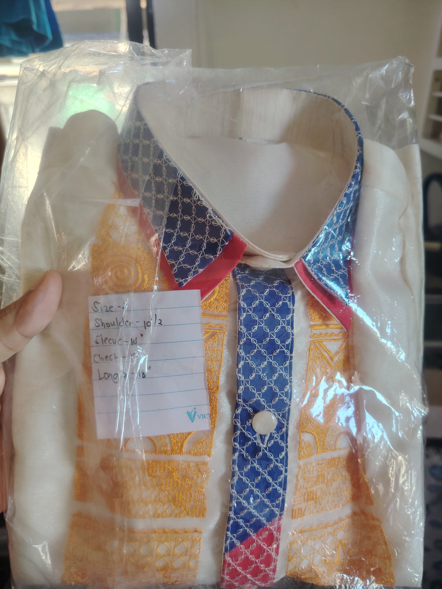 Barong With Flag Lining