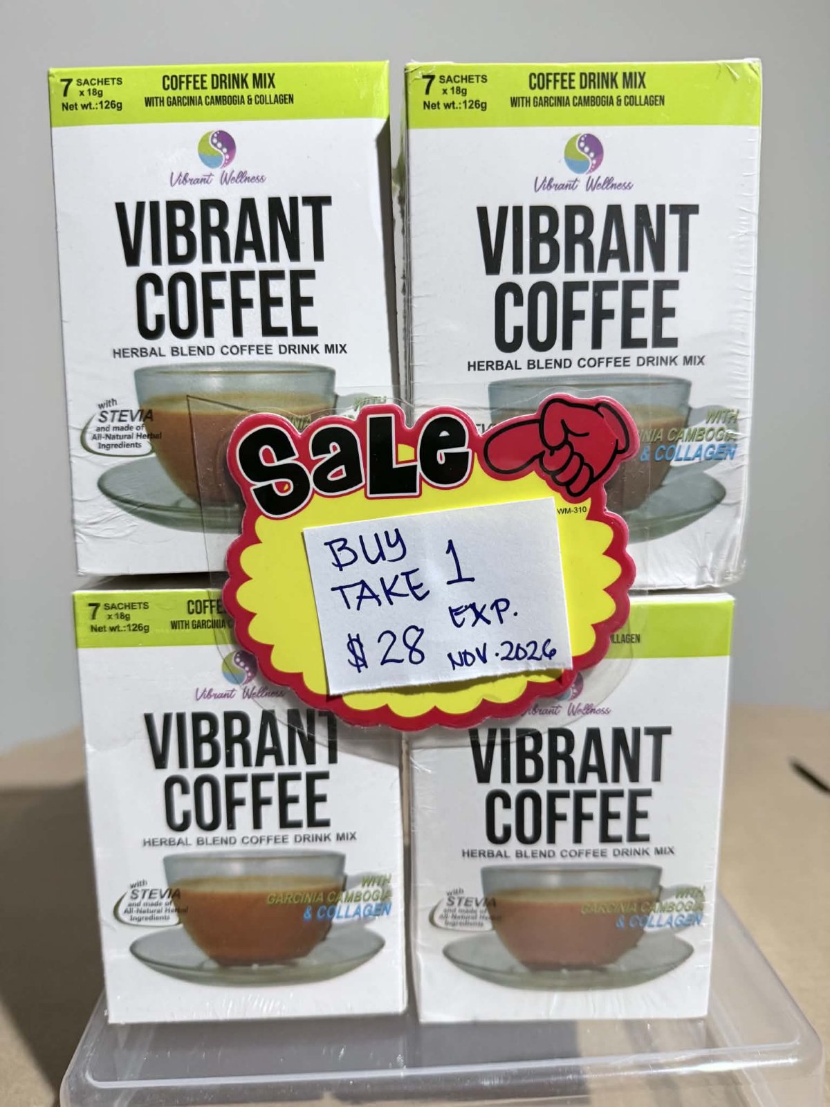 .Buy 1 Take 1 Vibrant Coffee