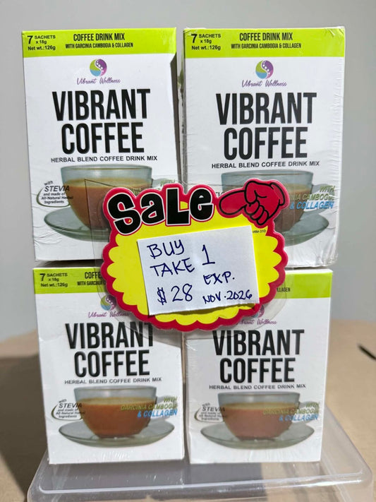 .Buy 1 Take 1 Vibrant Coffee