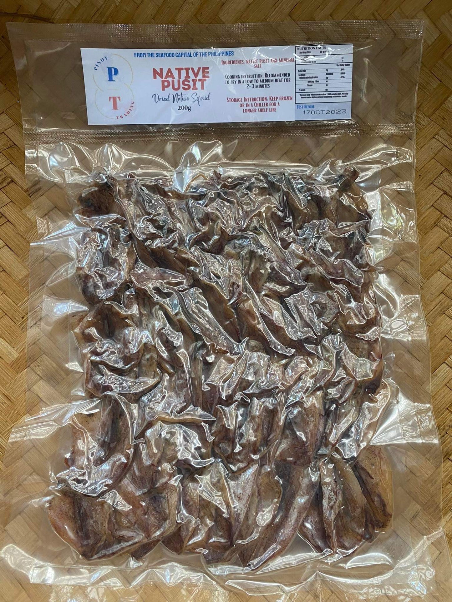 Dried Native Pusit